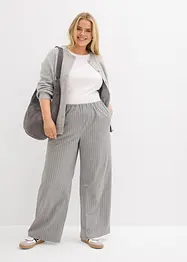 Slip on-bukse med vide ben, bonprix