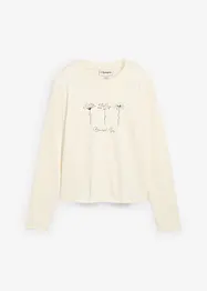 Langermet topp i 100% bomull, bonprix