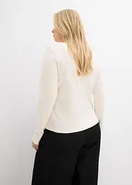 Langermet topp i 100% bomull, bonprix