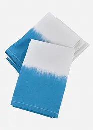 Tøyservietter i økologisk bomull (4-pack), bonprix