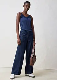 Singlet med ull og blonder, bonprix