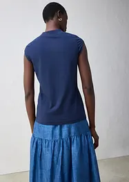 Topp med silke, bonprix