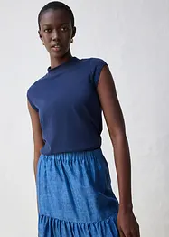 Topp med silke, bonprix