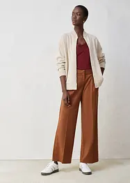 Oversized cardigan med merinoull, bonprix