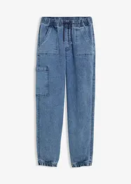 Slip on-cargojeans for barn, Loose Fit, bonprix