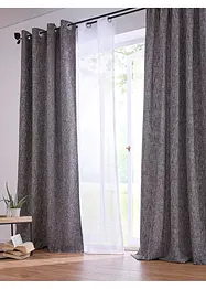 Gardinlengde i sablé med resirkulert polyester, bonprix