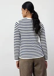 Strikkejakke med silkeandel, bonprix