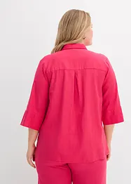 Bluse i kjølende linmiks, bonprix