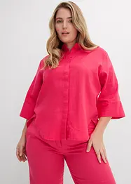 Bluse i kjølende linmiks, bonprix