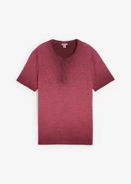 Kortermet bestefartrøye i 100% økologisk bomull i vasket look, bonprix