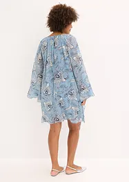 Tunikakjole av strukturert chiffon, bonprix
