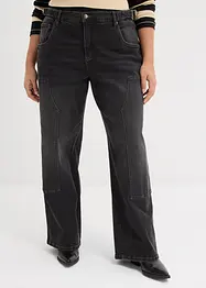 Wide Leg-jeans Mid Waist, bonprix