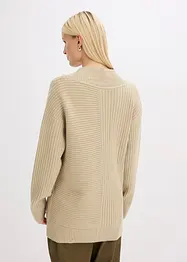Ribbestrikket cardigan, bonprix