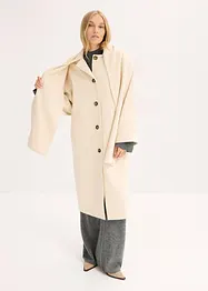Oversized kåpe av myk viskosemiks, bonprix