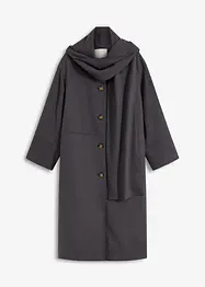 Oversized kåpe av myk viskosemiks, bonprix