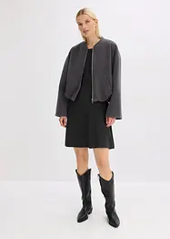 Strikkekjole av myk viskosemiks, bonprix