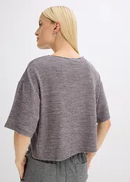Kort topp i boxy passform, bonprix