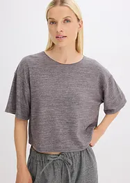 Kort topp i boxy passform, bonprix