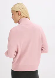 Strikkejakke med glidelås, bonprix