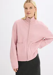 Strikkejakke med glidelås, bonprix