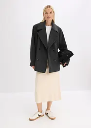 Caban-jakke i ullstil, bonprix