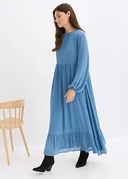 Maxikjole i chiffon, bonprix