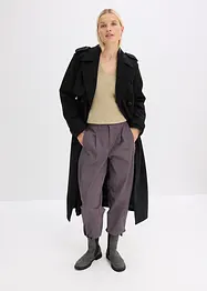 Trenchcoat i ullstil, bonprix