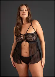 Babydoll og stringtruse (2 deler), bonprix