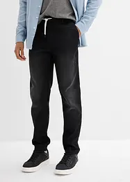Regular Fit slip on-sweatjeans, Straight, bonprix