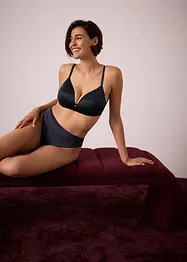 Highwaist-stringtruse med glanseffekt (2-pack), bonprix