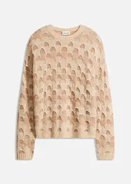 Oversized myk genser med ull og alpakka, bonprix