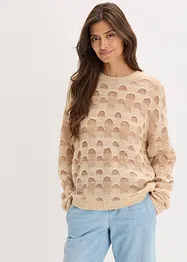 Oversized myk genser med ull og alpakka, bonprix