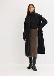Midi strikkeskjørt, bonprix