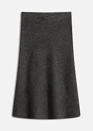 Midi strikkeskjørt, bonprix