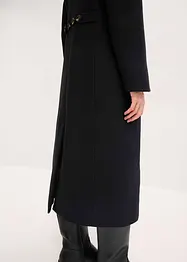 Kåpe i ull-look og maxi-lengde, bonprix