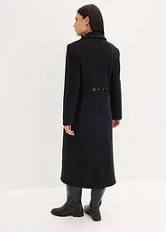 Kåpe i ull-look og maxi-lengde, bonprix