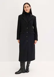Kåpe i ull-look og maxi-lengde, bonprix