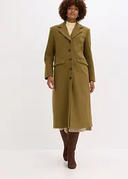 Kåpe i ull-look og maxi-lengde, bonprix