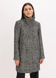 Ledig, kort kåpe i ull-stil, bonprix