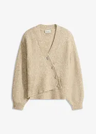 Grovstrikket jakke av myk ullmiks, bonprix