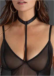 Korsett med strømpeholder + stringtruse (2-delt sett), bonprix