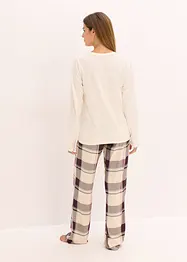 Pyjamas med myk, vevd bukse og gaveforpakning, bonprix