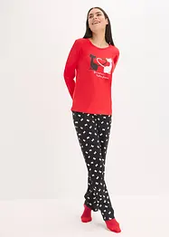 Pyjamas med sovemaske, bonprix