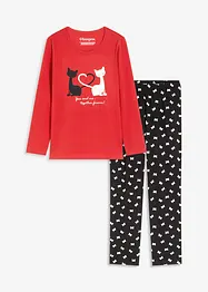 Pyjamas med sovemaske, bonprix