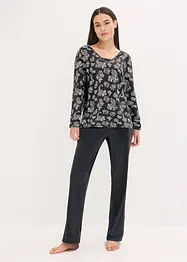 Pyjamas i 100% bomull, bonprix