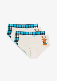 Truse med høyt liv og bomull (4-pack), bonprix