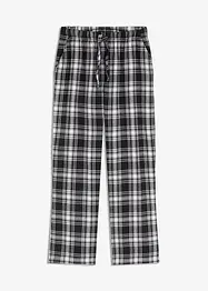 Vevet pyjamasbukse av flanell, bonprix