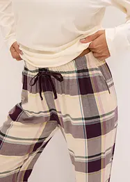 Pyjamas med myk, vevd bukse og gaveforpakning, bonprix