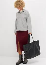 Oversized genser i ullstil, bonprix