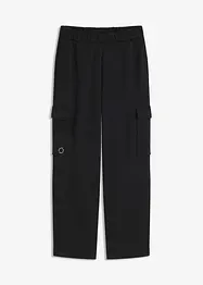Varmende joggebukse i funksjonsmateriale med vide ben, hurtigtørkende, bonprix